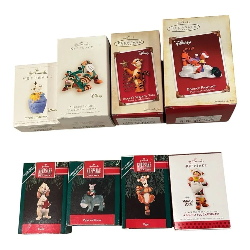 Hallmark Disney Winnie the Pooh Ornament Collection rare & retired